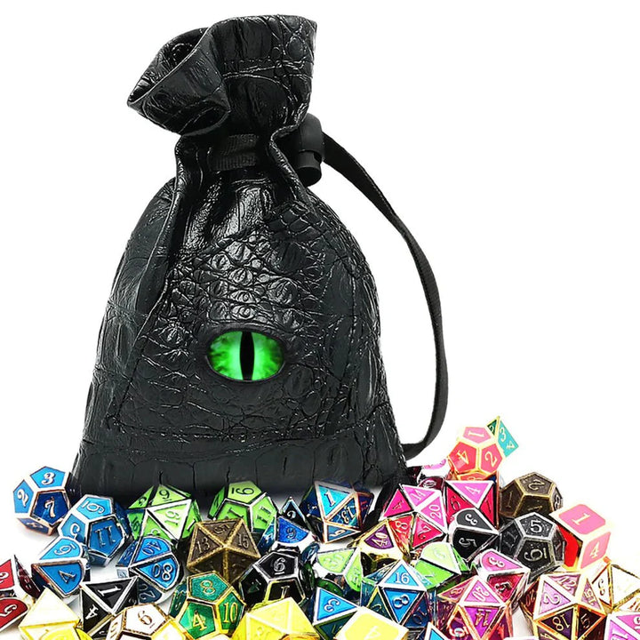 Dragon Eye Dice Bag, Green Eye by Haxtec