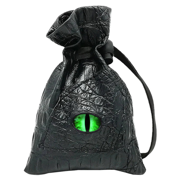 Dragon Eye Dice Bag, Green Eye by Haxtec