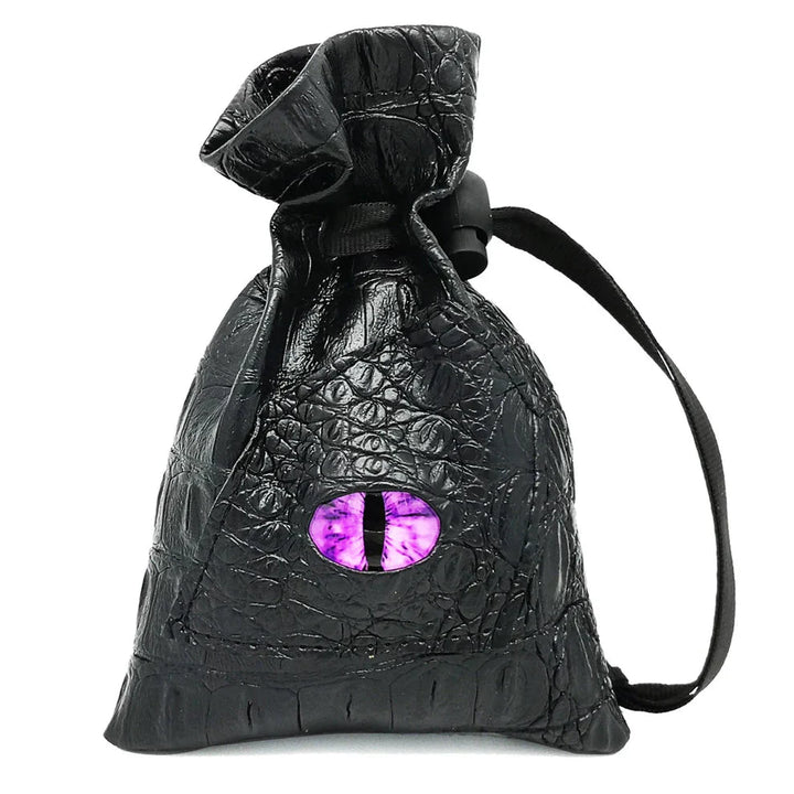 Dragon Eye Dice Bag, Purple Eye by Haxtec