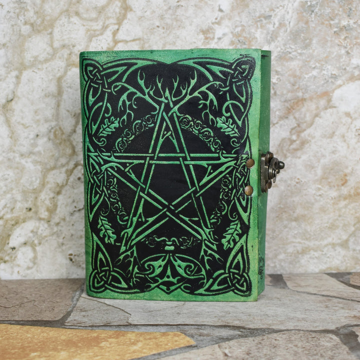 "Earth Pentacle" Leather Journal by Misty Mountain Gaming