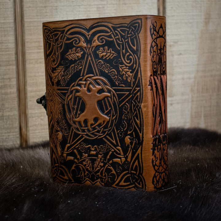 "Earth Pentacle" Leather Journal by Misty Mountain Gaming