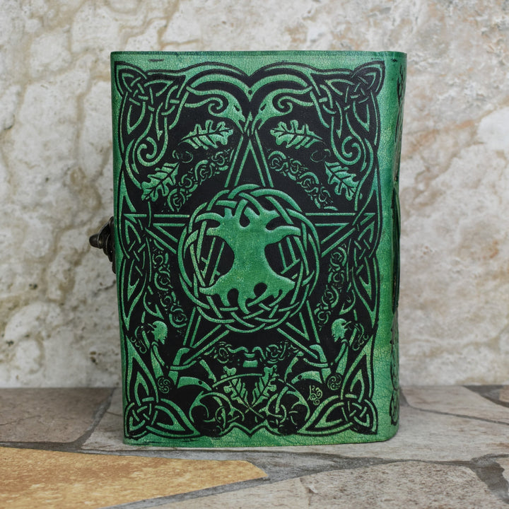 "Earth Pentacle" Leather Journal by Misty Mountain Gaming