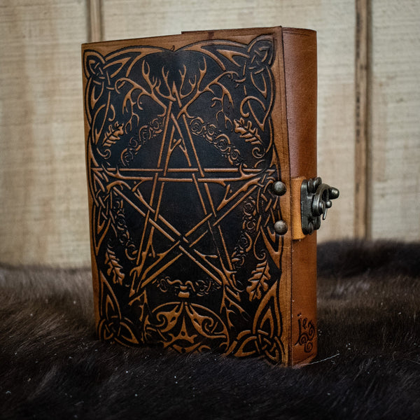 "Earth Pentacle" Leather Journal by Misty Mountain Gaming