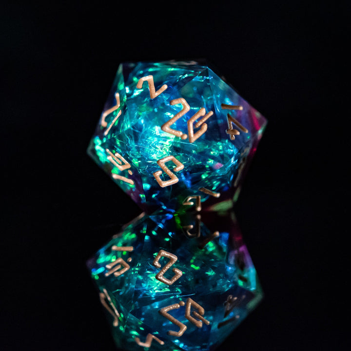 Eldritch Blast Sharp-Edged Resin Dice Set by Misty Mountain Gaming