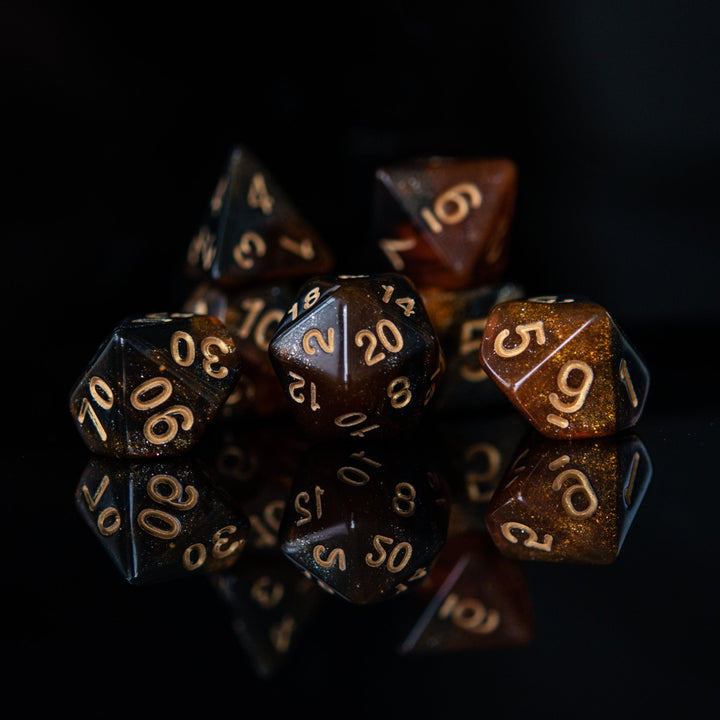 Elixir of Darkvision Acrylic Dice Set by Misty Mountain Gaming