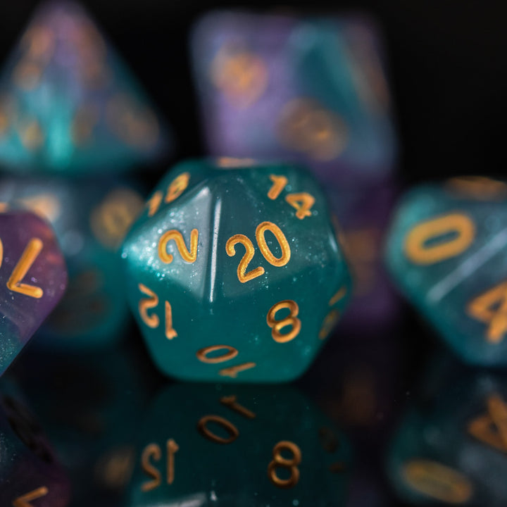 Elixir of Elemental Magic Acrylic Dice Set by Misty Mountain Gaming