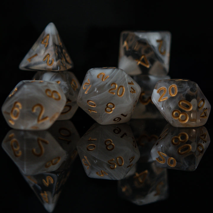 Elixir of Invisibility Acrylic Dice Set by Misty Mountain Gaming