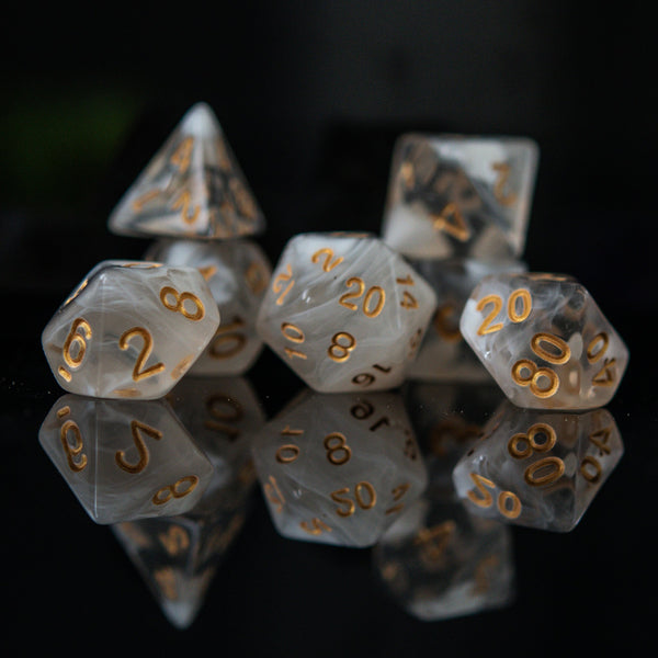 Elixir of Invisibility Acrylic Dice Set by Misty Mountain Gaming