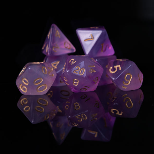 Elixir of Resistance Acrylic Dice Set by Misty Mountain Gaming