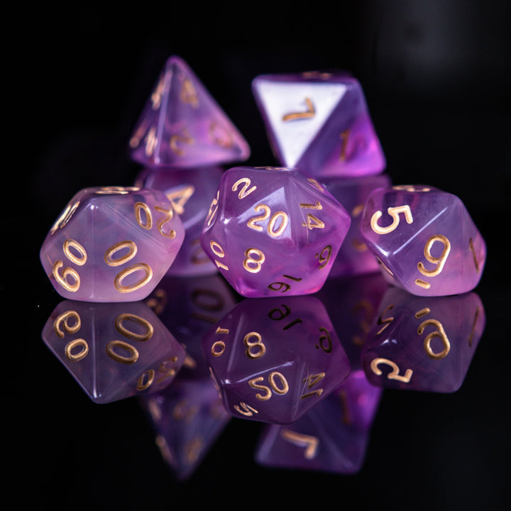 Elixir of Resistance Acrylic Dice Set by Misty Mountain Gaming