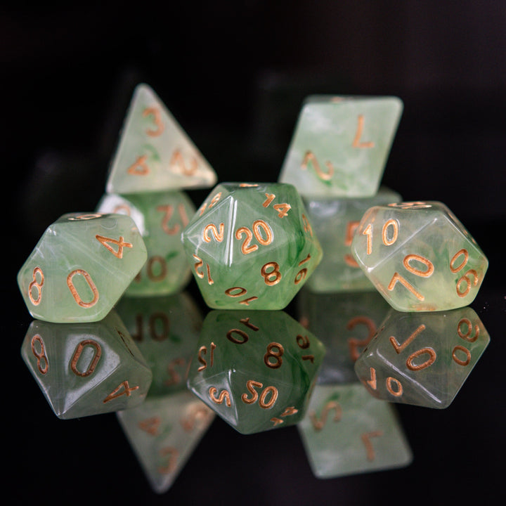 Elixir of Water Breathing Acrylic Dice Set by Misty Mountain Gaming