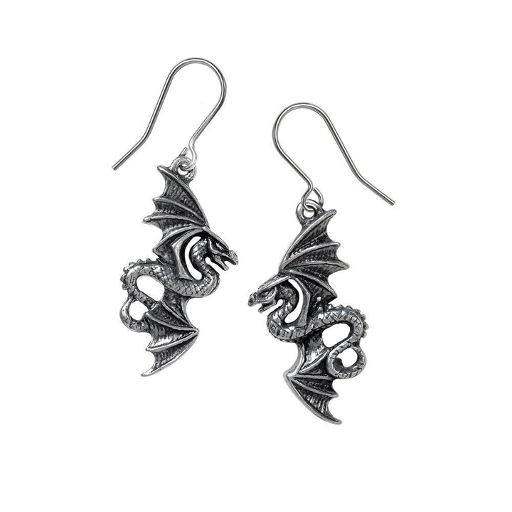 Flight of Airus Dropper Earrings by Alchemy of England