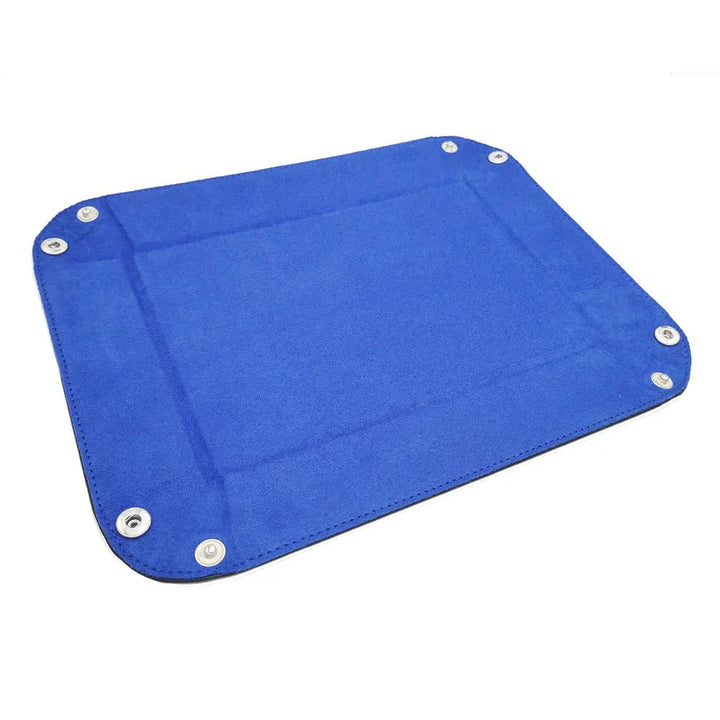 Foldable Dice Tray Dice Set - Blue by Haxtec