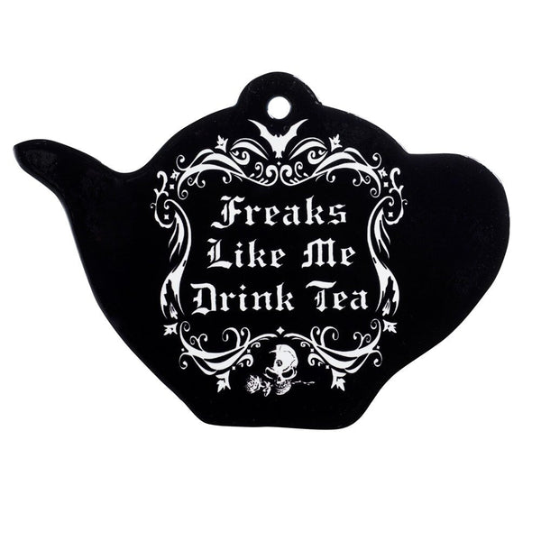 Freaks Like Me Drink Tea Coaster Trivet by Alchemy of England