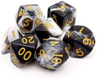 Gemini Dice, Black White by Haxtec