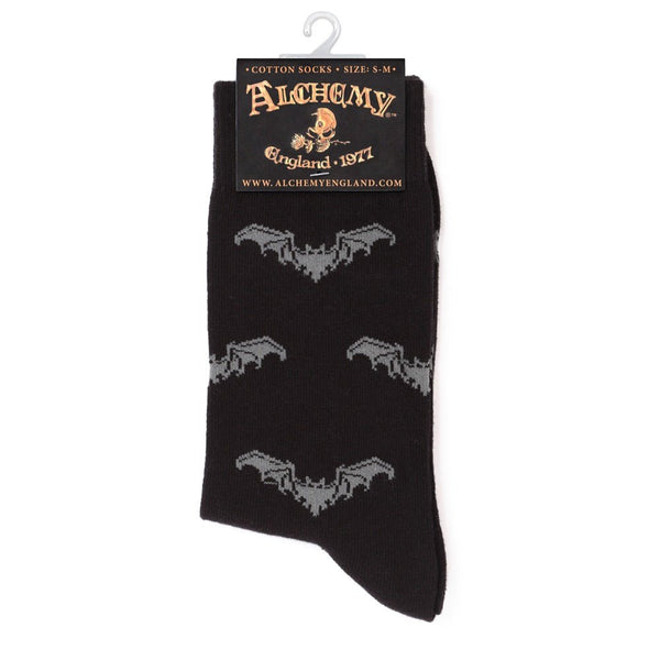 Gothic Bat Socks by Alchemy of England