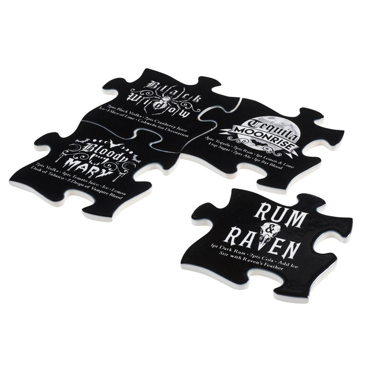 Gothic Cocktail Coasters (Set of 4) by Alchemy of England