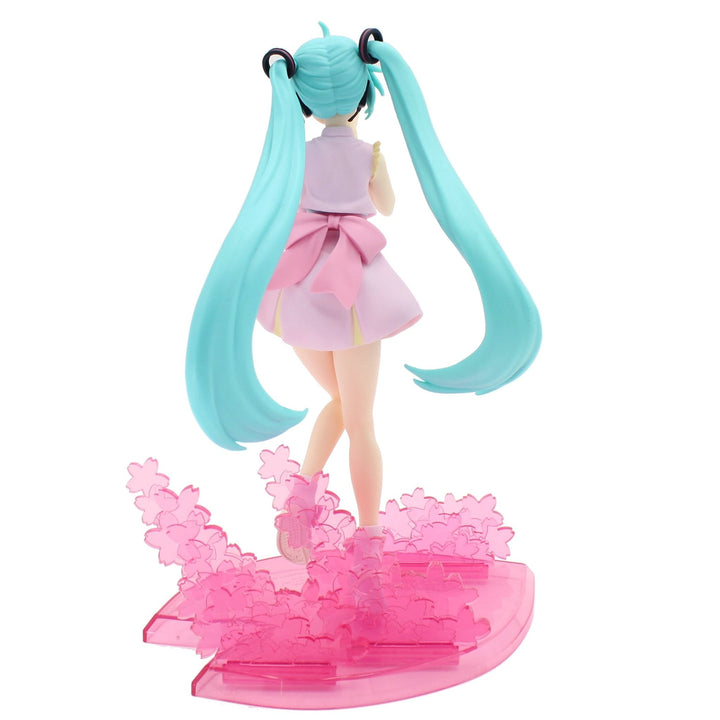 Hatsune Miku Luminasta Series Sakura Miku Omutatsu Anime Figure by SEGA