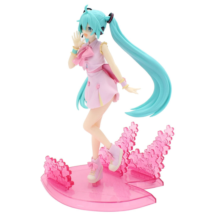 Hatsune Miku Luminasta Series Sakura Miku Omutatsu Anime Figure by SEGA