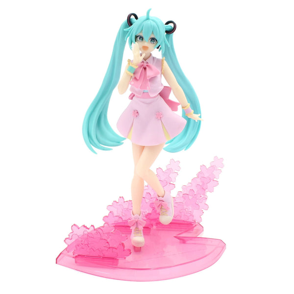 Hatsune Miku Luminasta Series Sakura Miku Omutatsu Anime Figure by SEGA