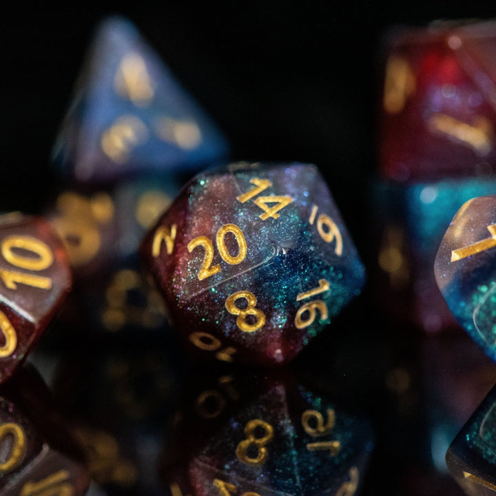 Helix Nebula Acrylic Dice Set by Misty Mountain Gaming