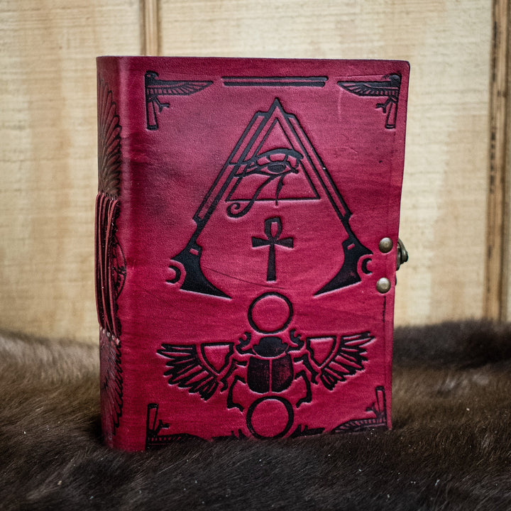 "Hieroglyphics" Leather Journal by Misty Mountain Gaming