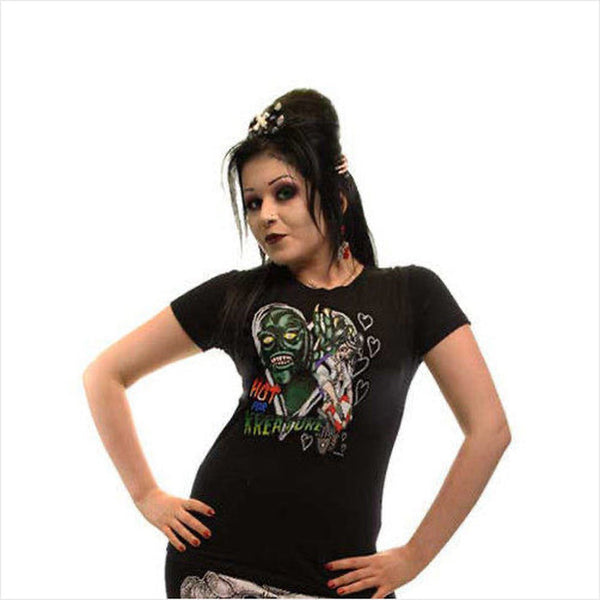 Kreepsville 666 - Hot For Kreature T-Shirt by Kreepsville 666