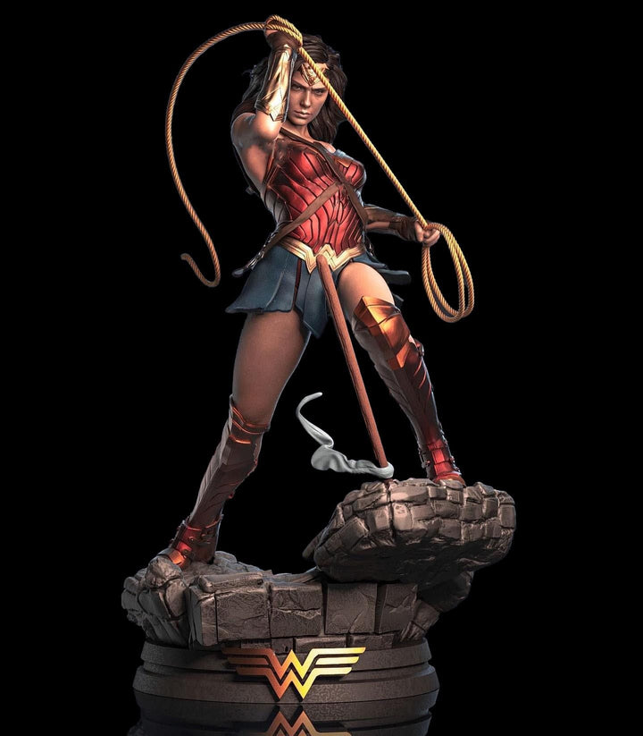 Wonder Woman High Quality STL File Ready to Print 3D Model