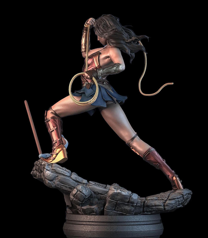 Wonder Woman High Quality STL File Ready to Print 3D Model