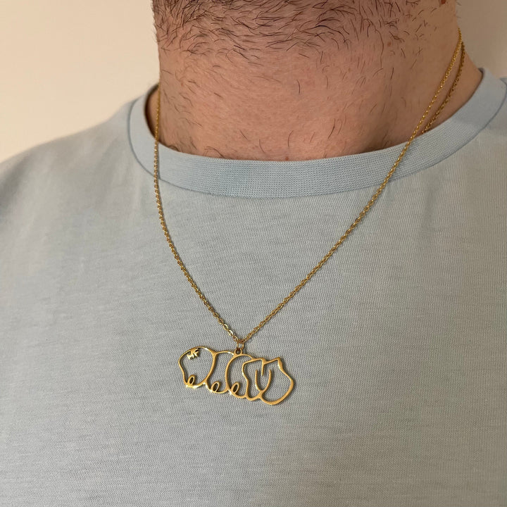 Gifts From The Crypt - MF DOOM Graffiti Necklace-1