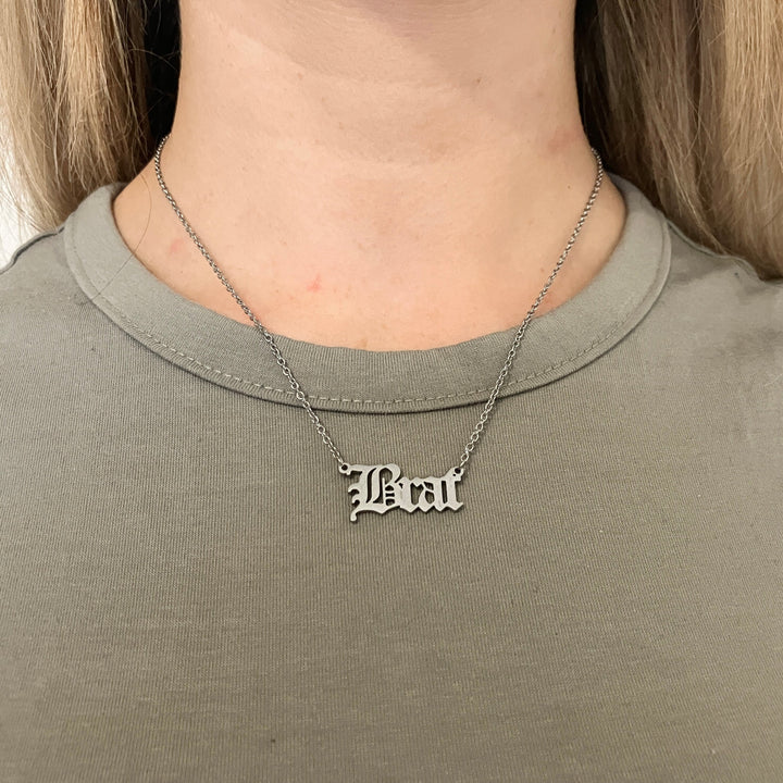 Gifts From The Crypt - Old English Brat Necklace-1