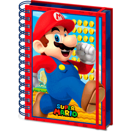 Nintendo Super Mario A5 wiro notebook