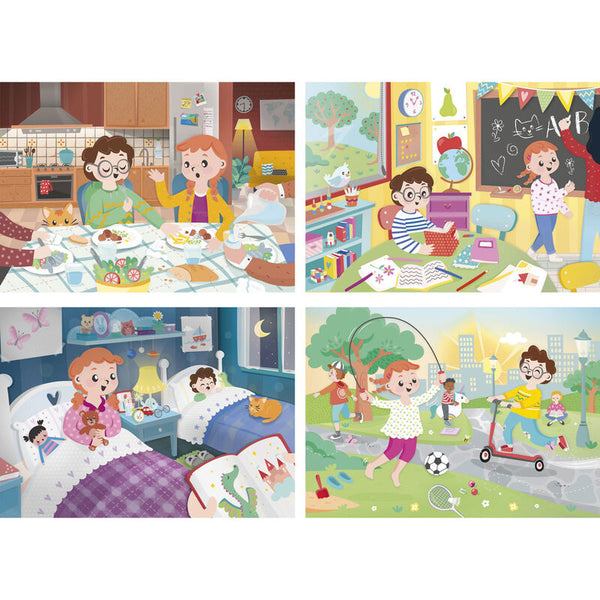 A Beautiful Day puzzle 2x20pcs 2x60pcs