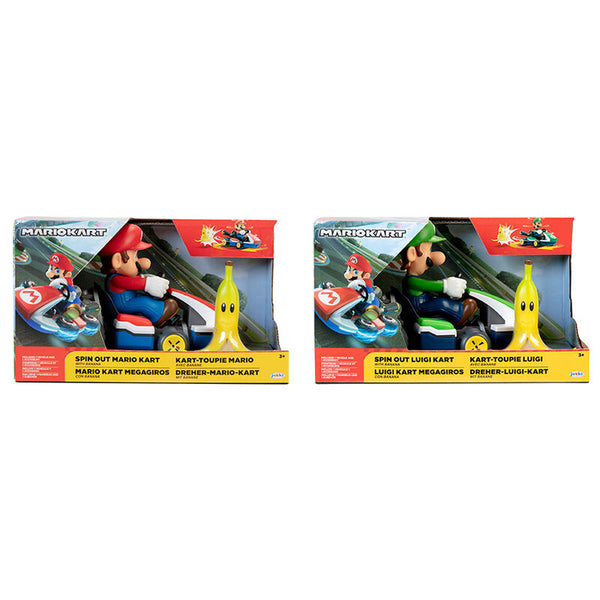 Nintendo Mario Kart Spin Out assorted car 6,5cm