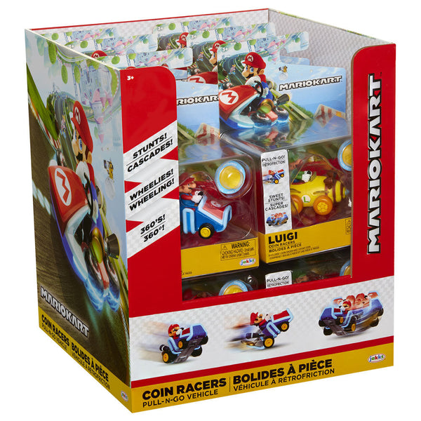 Mario Kart Super Mario Coin Racers assorted figure 6cm