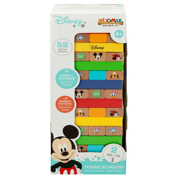 Disney blocks tower + domino wooden set