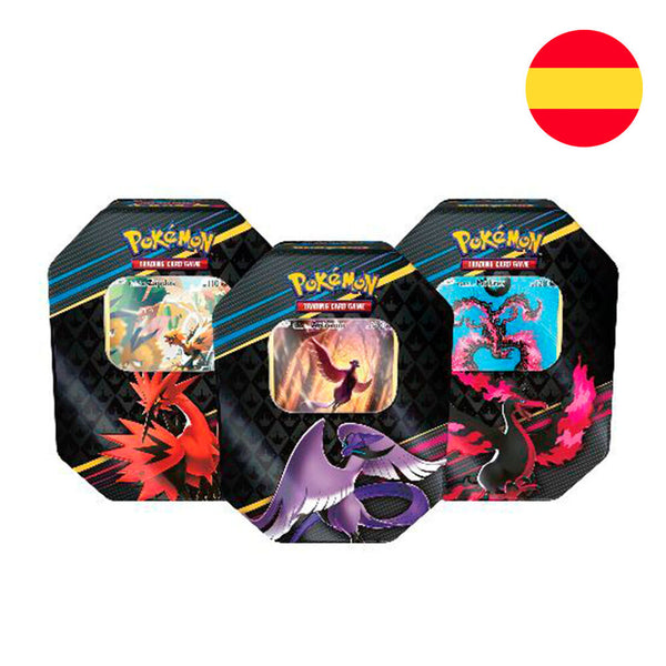 Spanish Pokemon Sword and Shield Special Art assorted tins