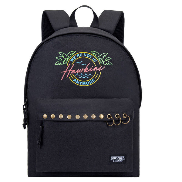 Stranger Things Hawkins Neon backpack 43cm