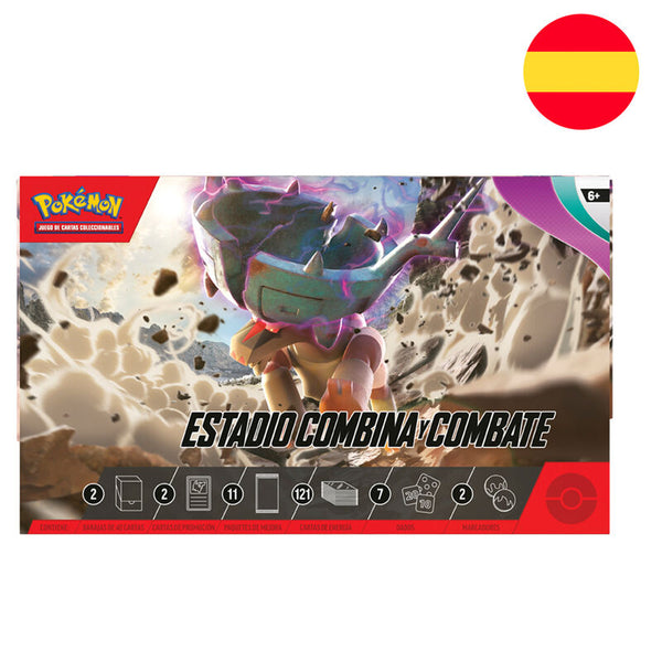 Spanish Pokemon Combine and Combat Stadium collectible card game case