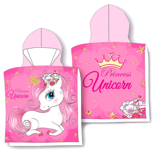 Princess Unicorn Cotton Poncho Towel