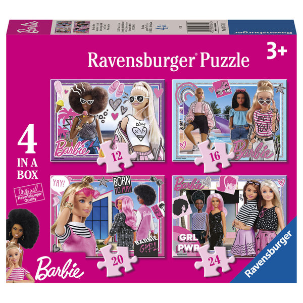 Barbie puzzles 12-16-20-24pzs