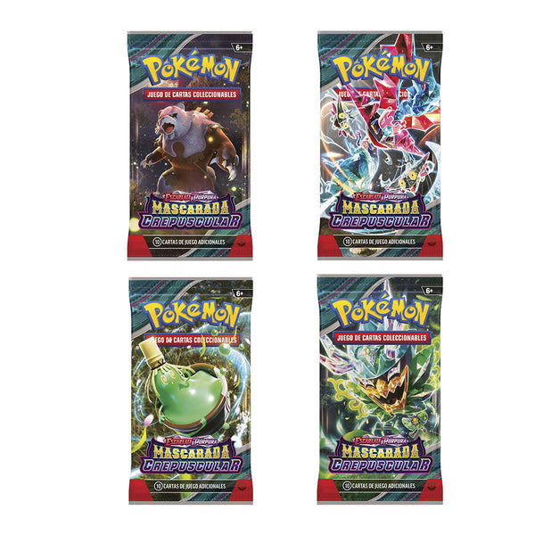 Spanish Pokemon SV6 Collectible card game assorted envelope