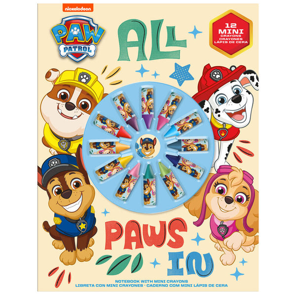 Paw Patrol notebook + stickers
