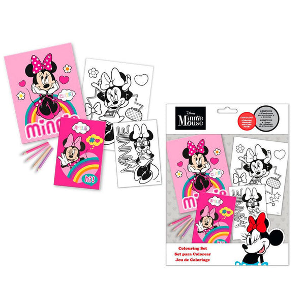 Disney Minnie coloring set with stickers