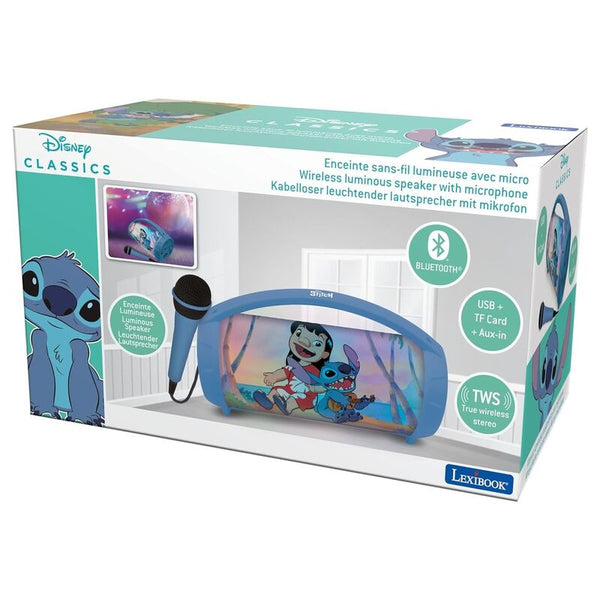 Disney Stitch Bluetooth speaker with microphone