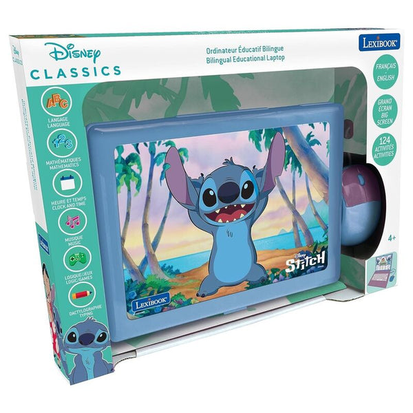 Disney Stitch Educational bilingual laptop