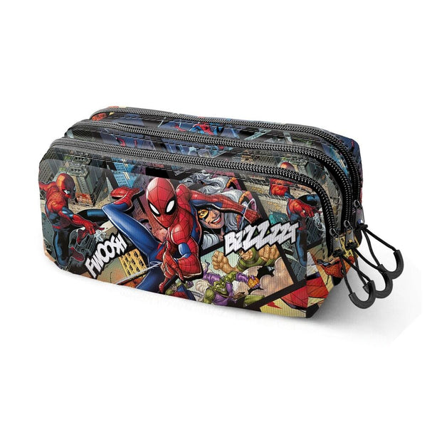 Marvel Spiderman Panels triple pencil case