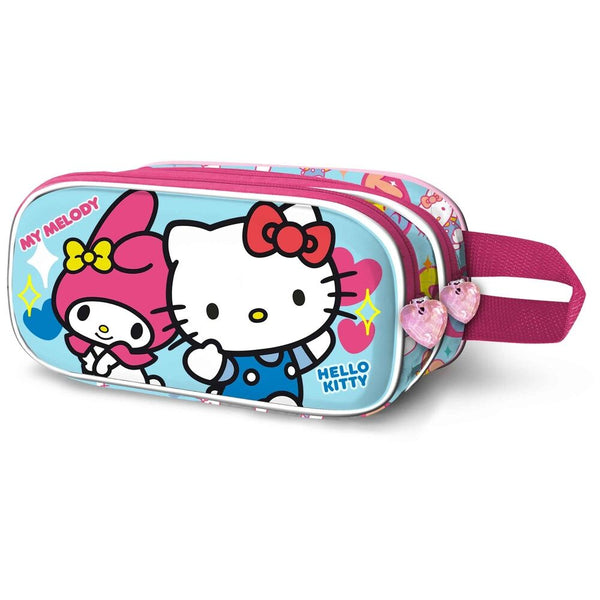 Hello Kitty Friendship 3D double pencil case