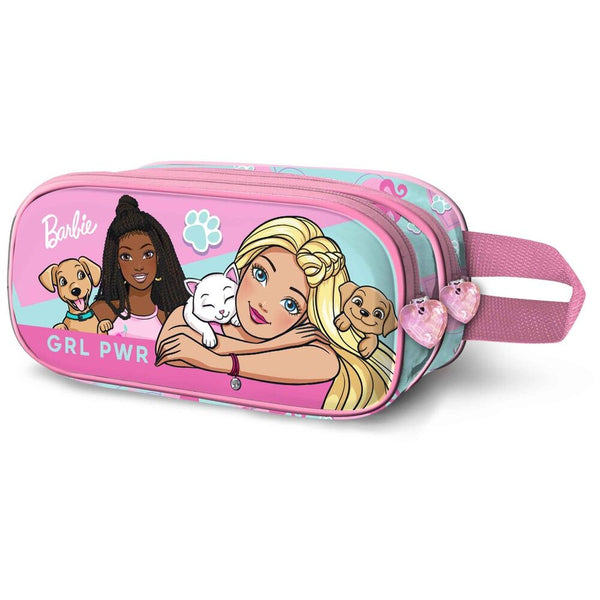 Barbie Pets 3D double pencil case
