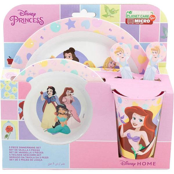 Disney 5pzs Princess Crockery set